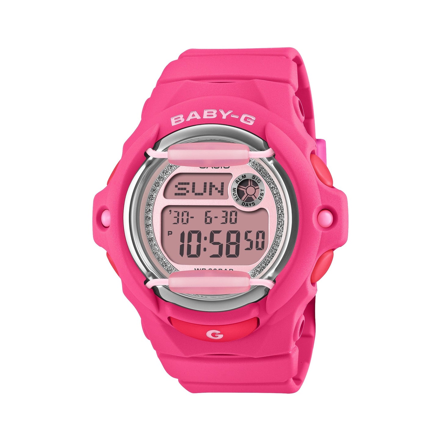 Baby-G de dama correa de silicona – BG-169KB-4B1