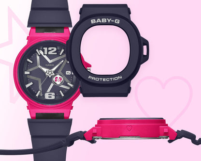 Baby-G de mujer correa de caucho – BGA-10D-2A1