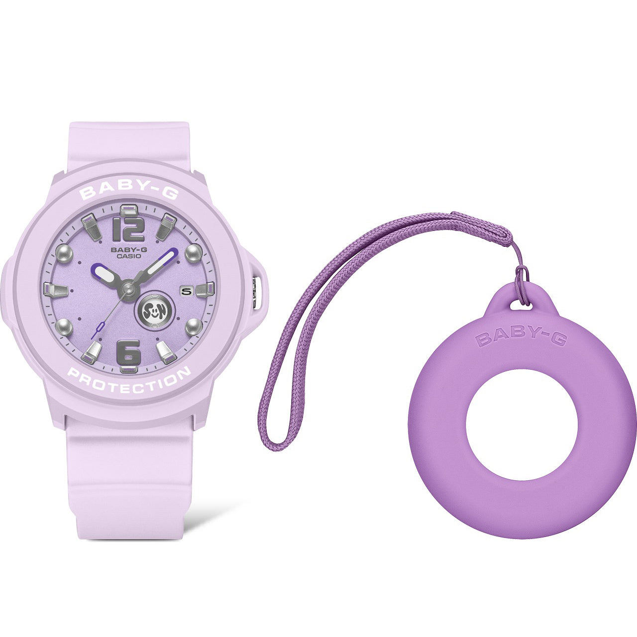 Baby-G de mujer correa de caucho – BGA-15K-6A