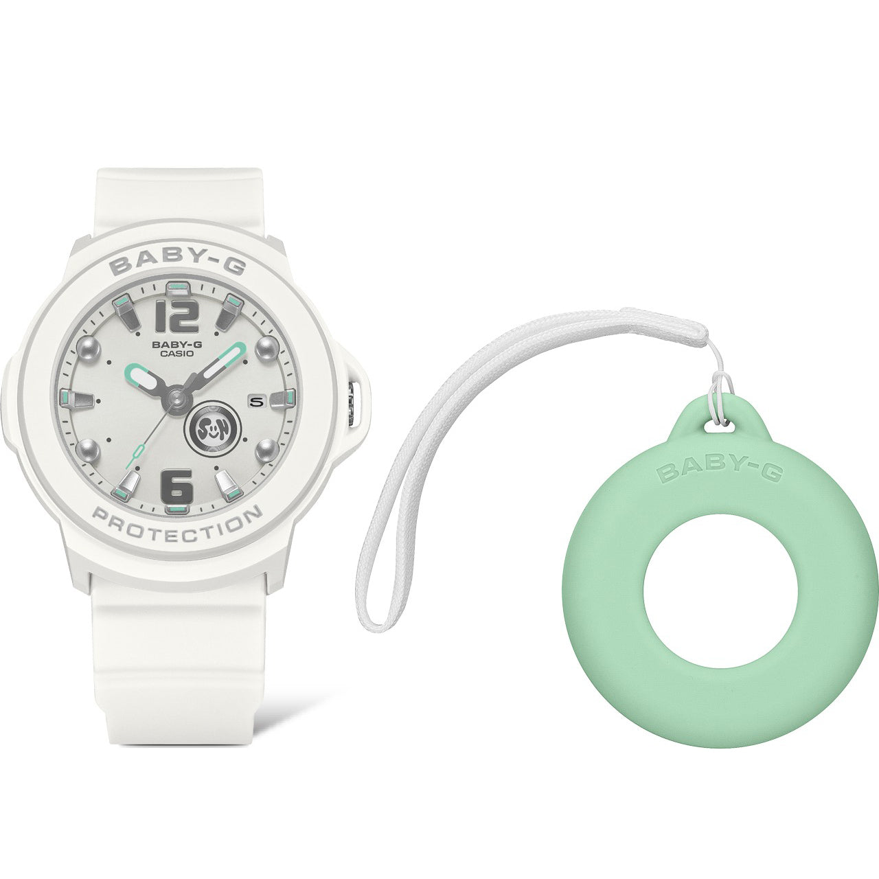 Baby-G de mujer correa de caucho – BGA-15K-7A
