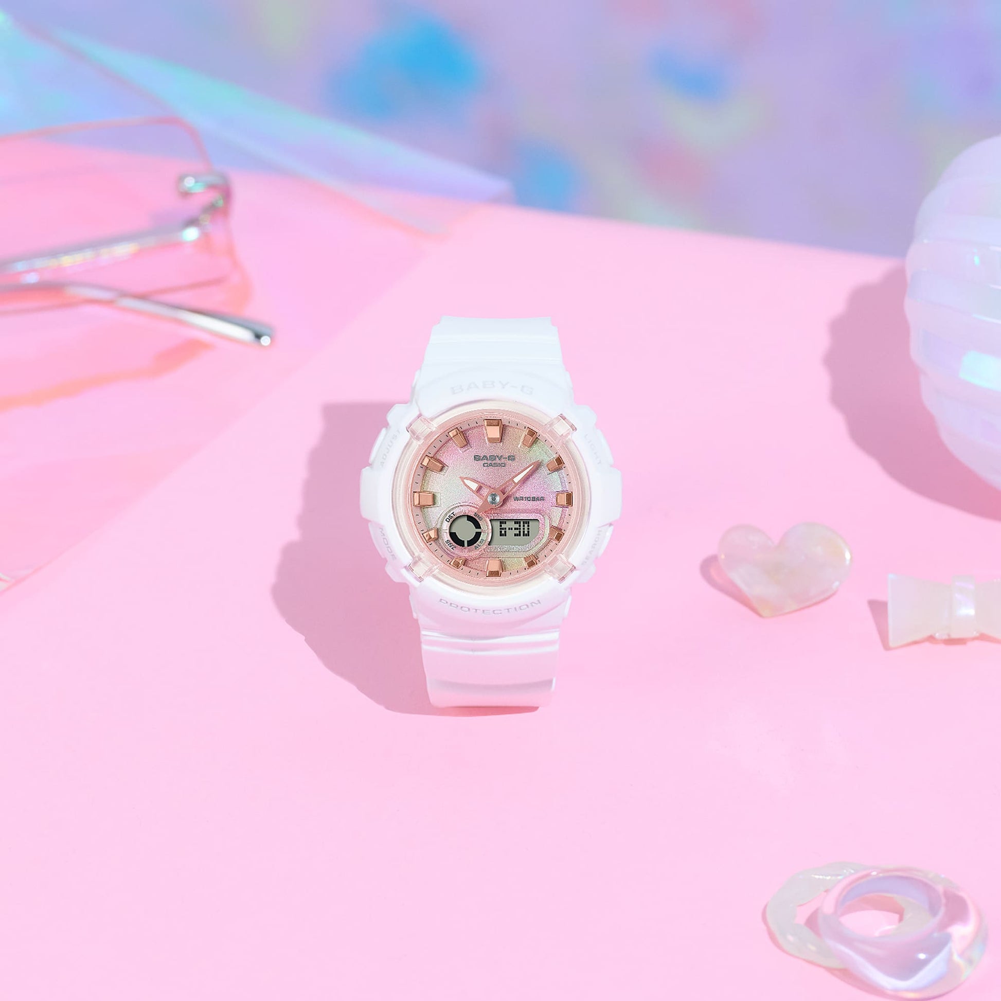 Baby-G de dama pulsera de resina – BGA-280TD-7A