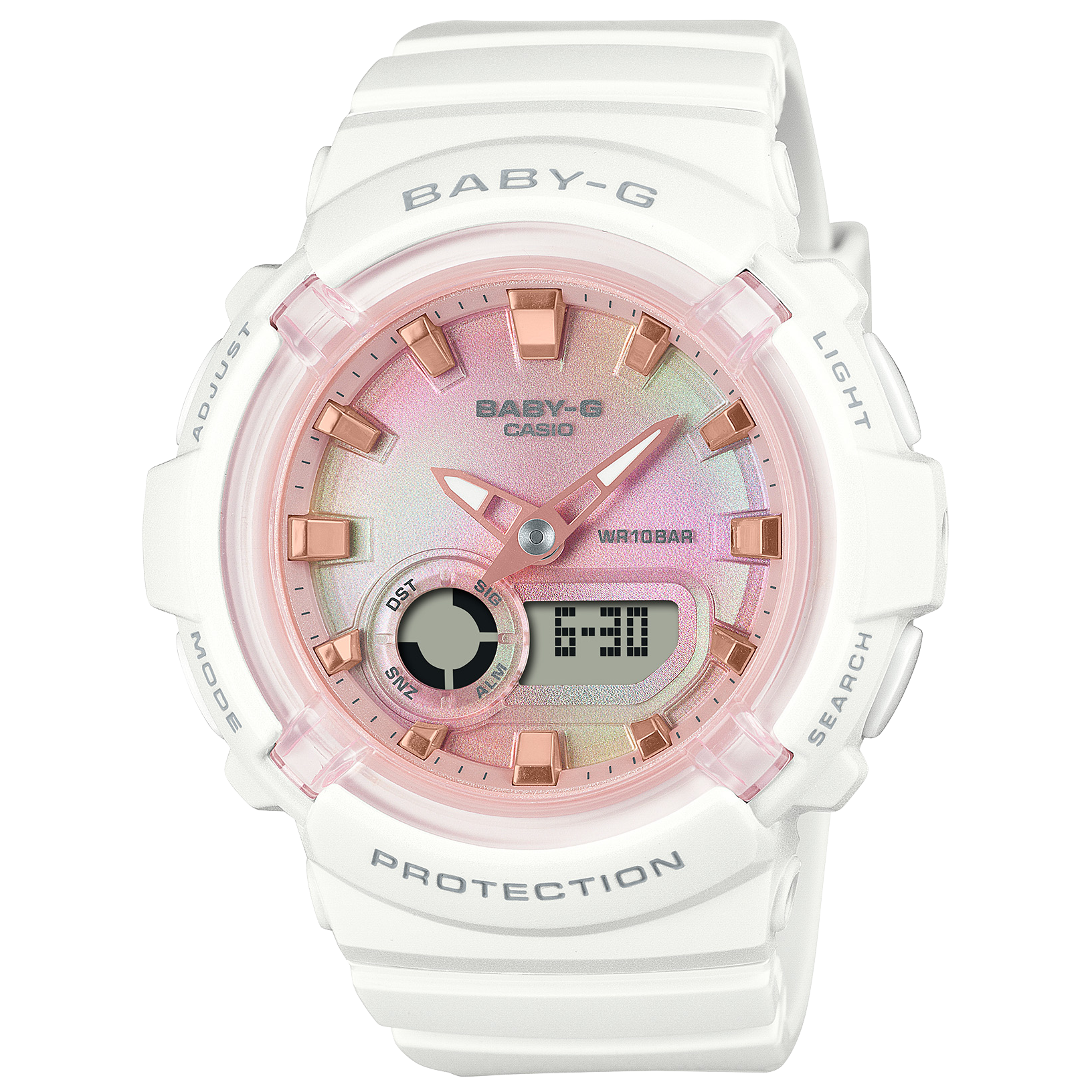 Baby-G de dama pulsera de resina – BGA-280TD-7A