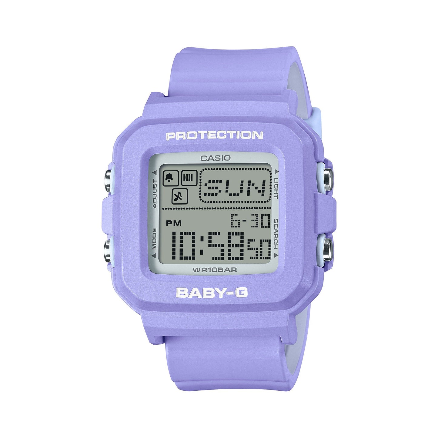 Baby-G Digital para Dama Correa de Caucho – BGD-10K-6