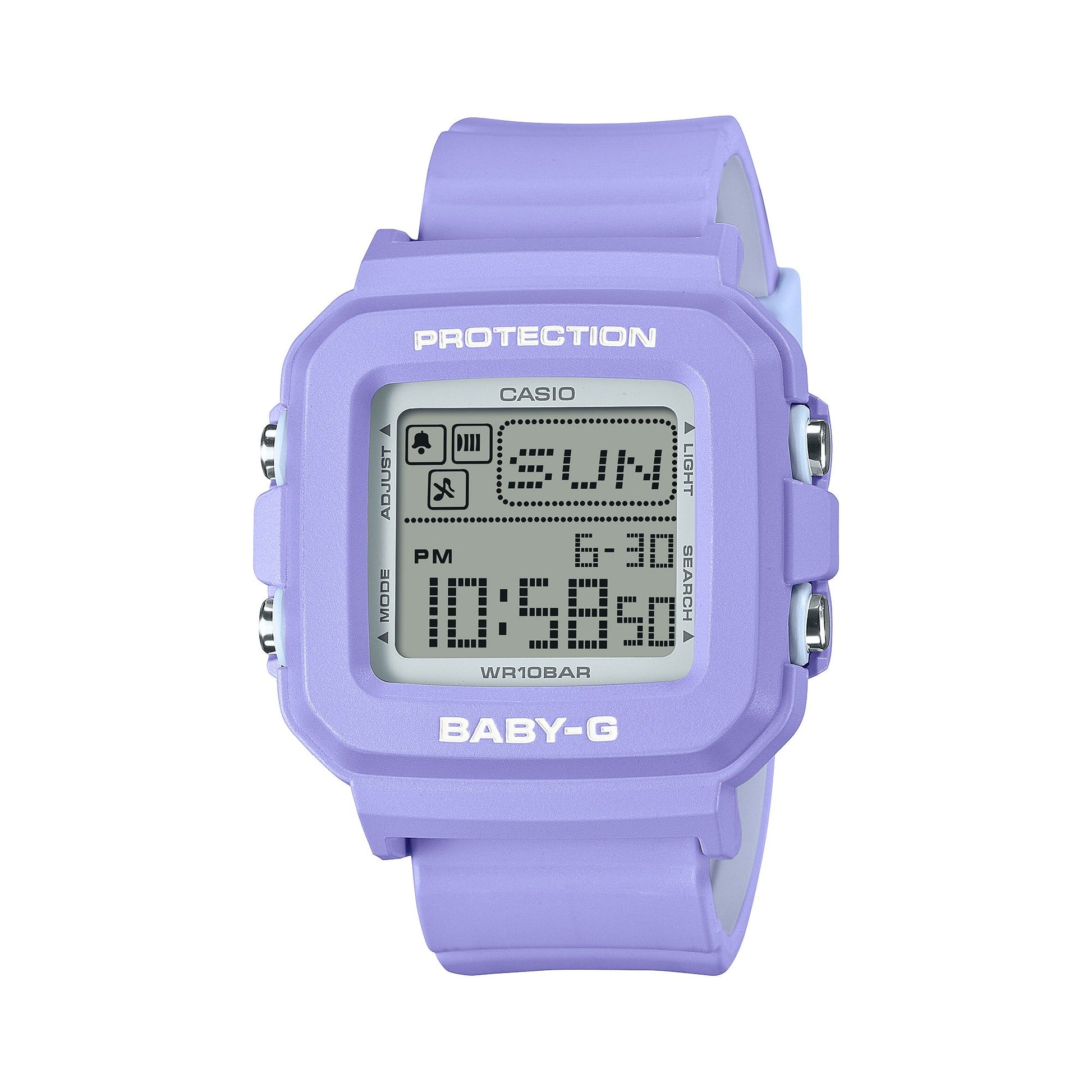 Baby-G Digital para Dama Correa de Caucho – BGD-10K-6