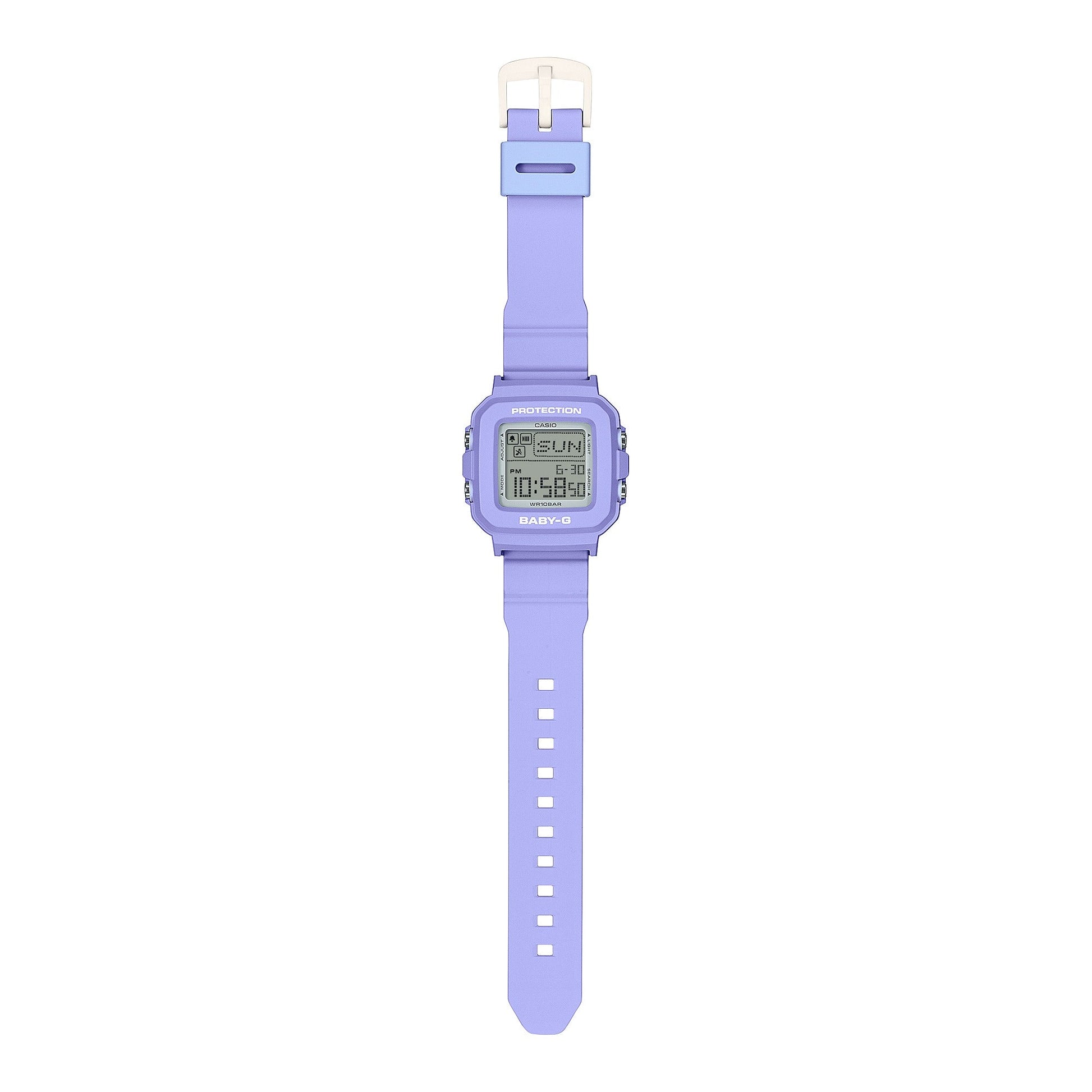 Baby-G Digital para Dama Correa de Caucho – BGD-10K-6
