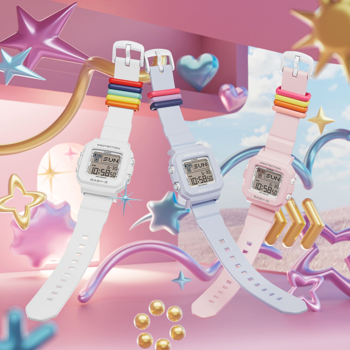 Baby-G de señorita pulsera de resina – BGD-10L-2