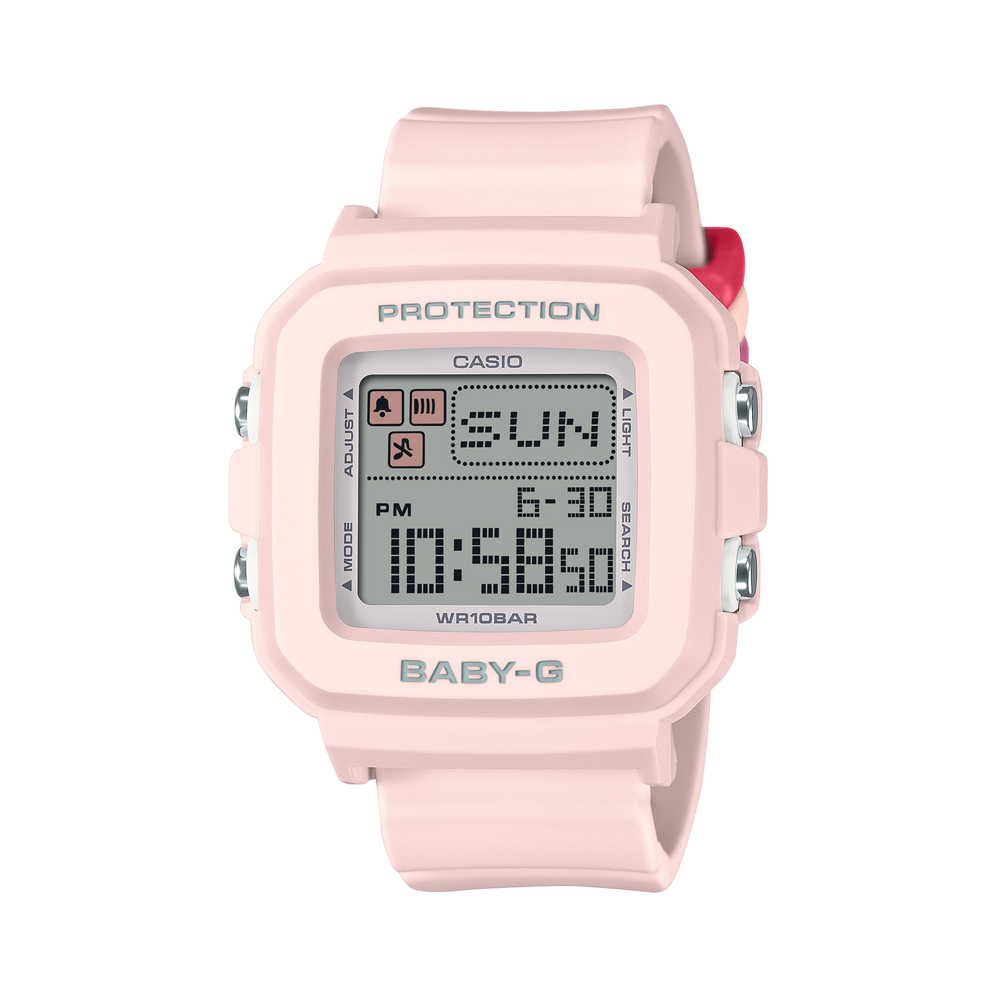 Baby-G de dama correa de caucho – BGD-10L-4