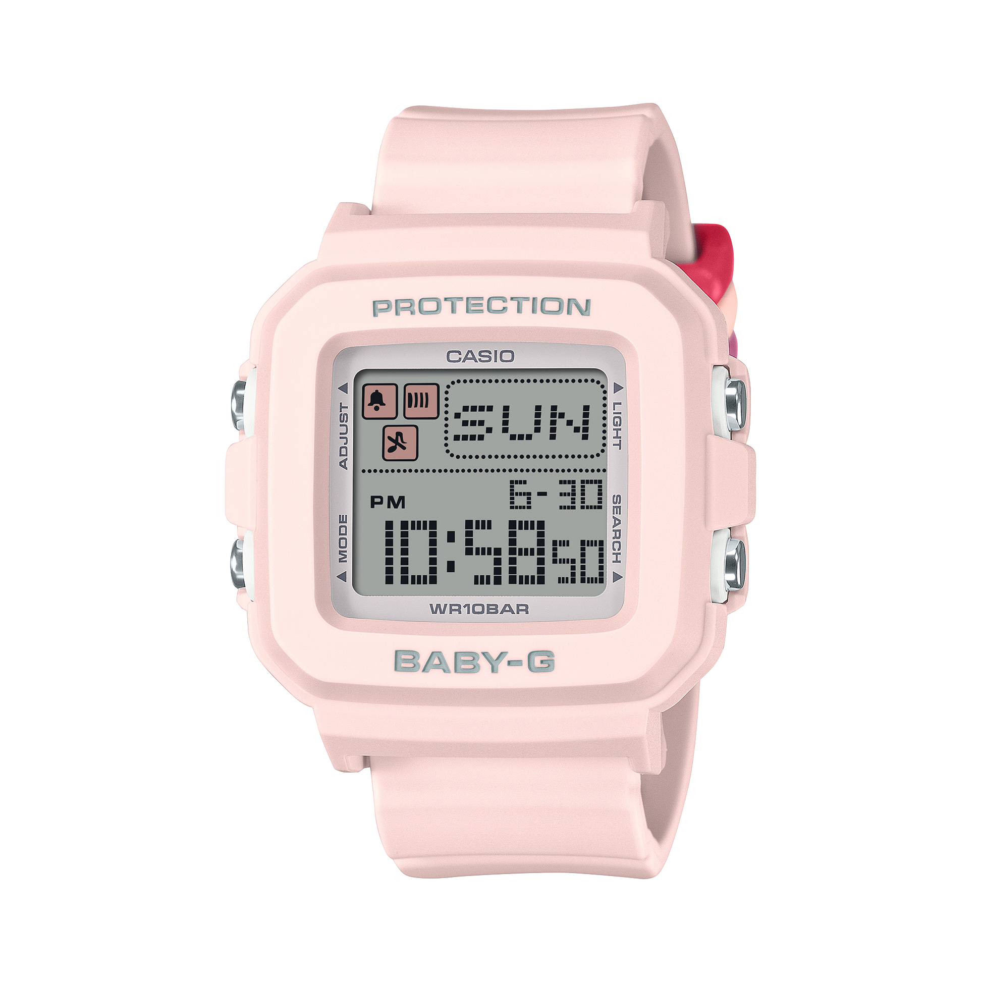 Baby-G de dama correa de caucho – BGD-10L-4