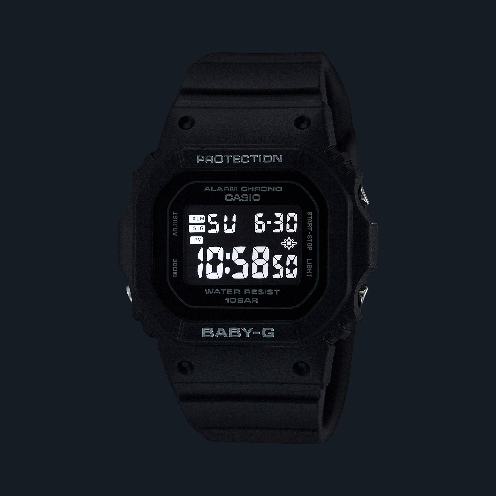 Baby-G de dama pulsera de caucho digital – BGD-565U-1
