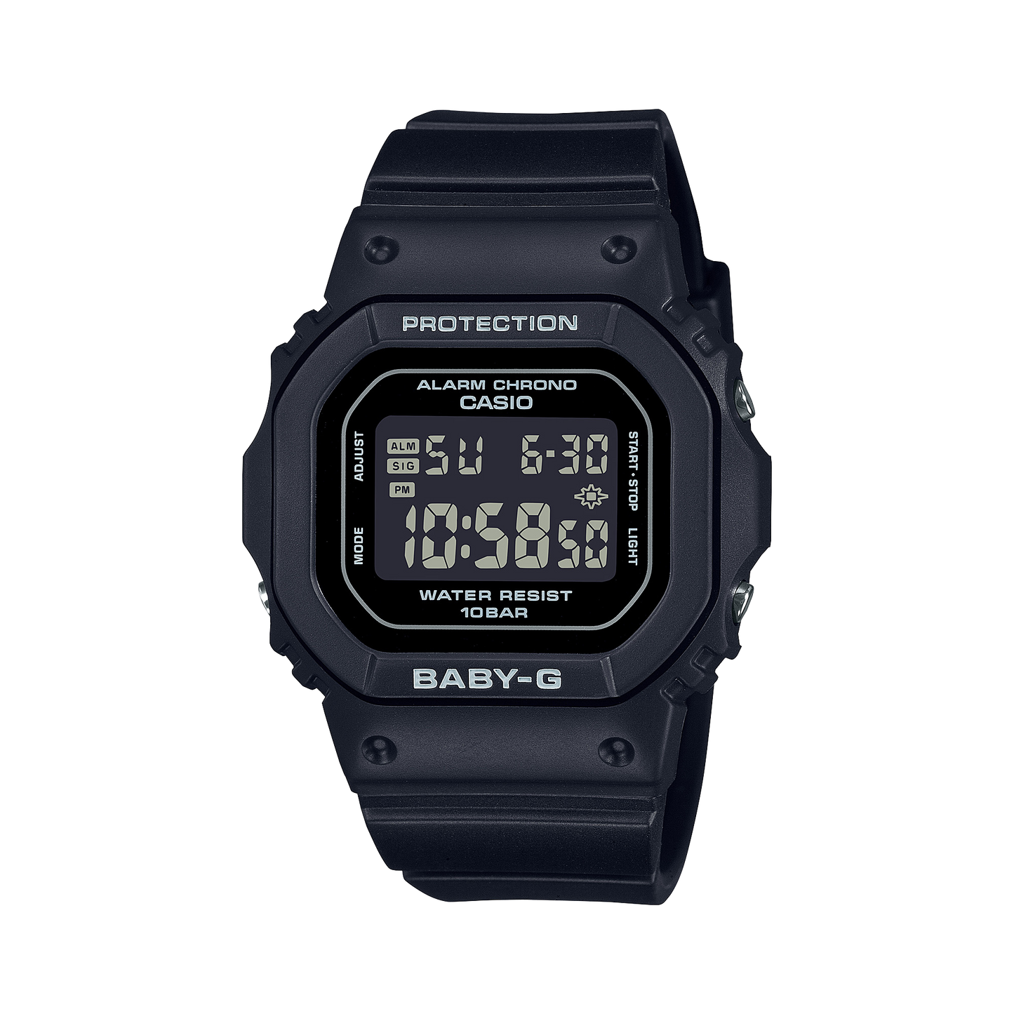 Baby-G de dama pulsera de caucho digital – BGD-565U-1