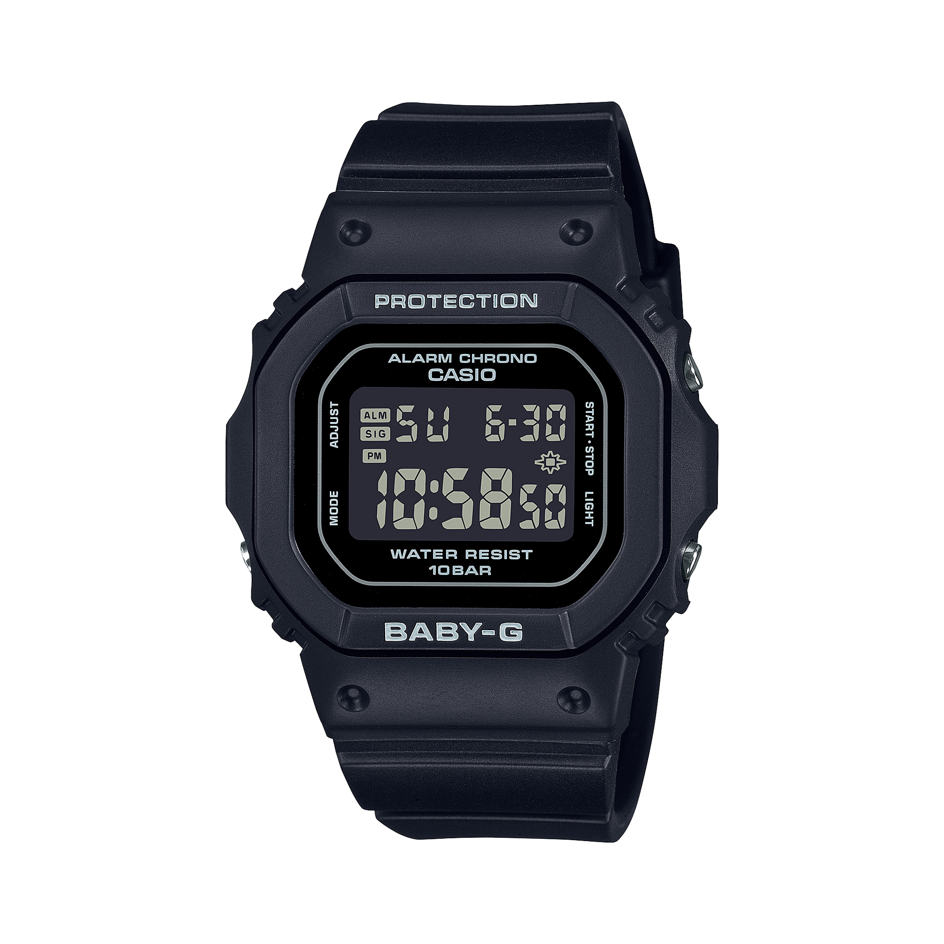 Baby-G de dama pulsera de caucho digital – BGD-565U-1