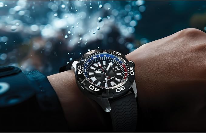 Citizen Promaster Eco-drive de hombre correa de caucho – BJ7128-08E