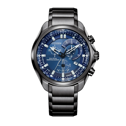 Citizen Sport Chronograph de hombre pulsera de metal 43 mm Eco-drive – BL5607-54L