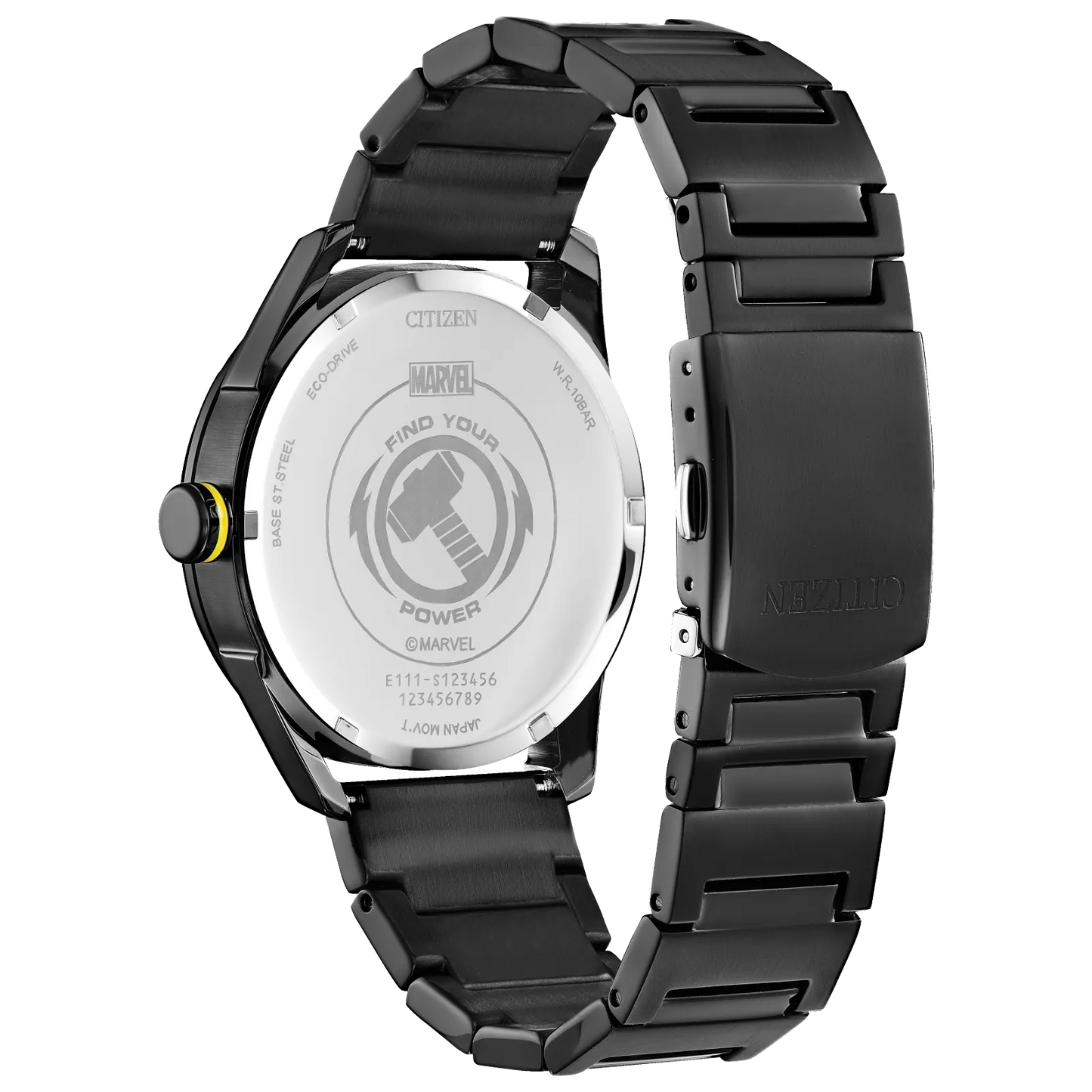 Citizen Thor Marvel Edition de caballero pulsera de metal Eco-drive – BM6987-50W