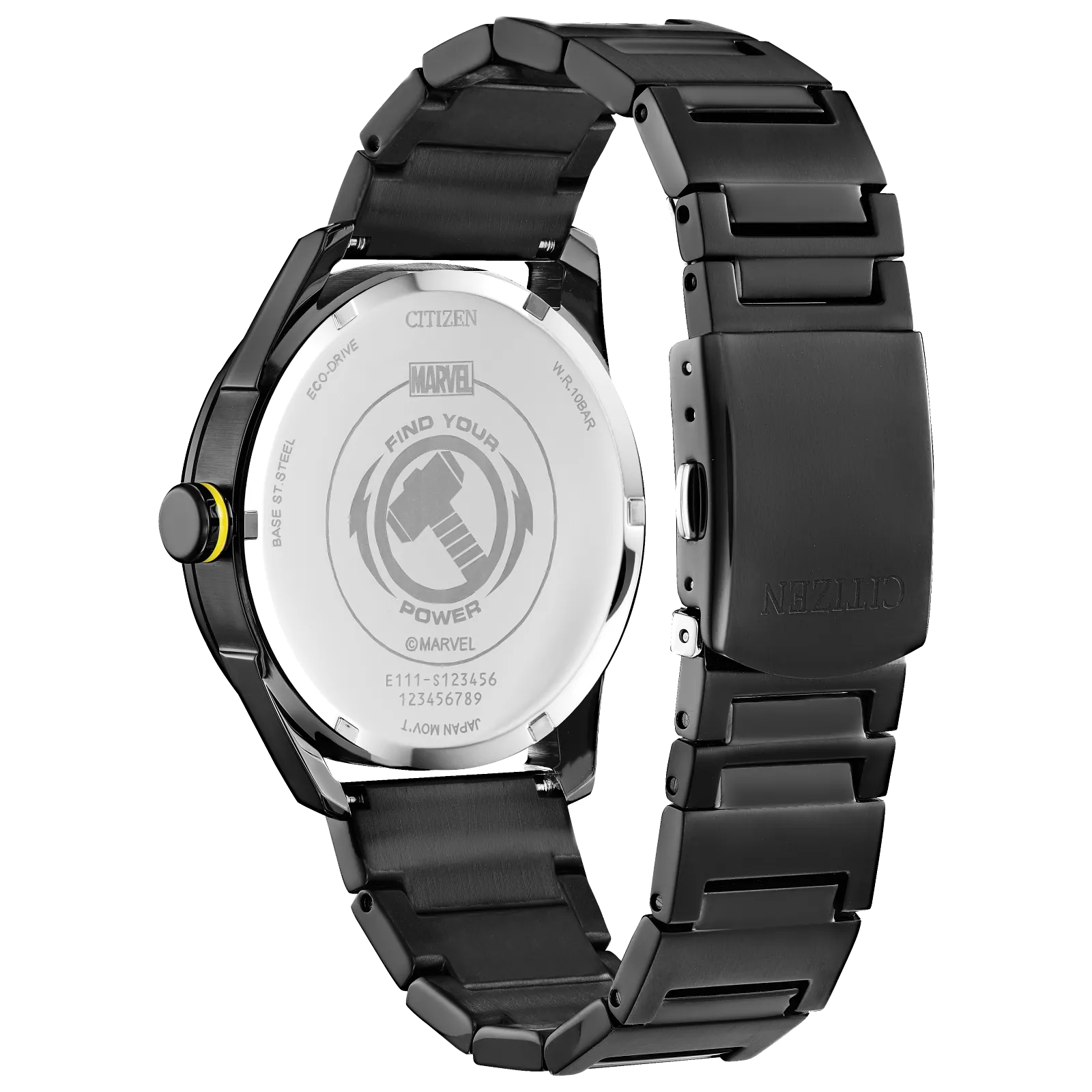 Citizen Thor Marvel Edition de caballero pulsera de metal Eco-drive – BM6987-50W