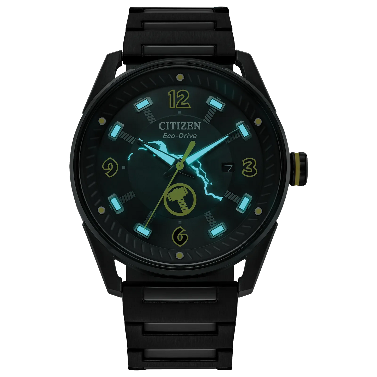 Citizen Thor Marvel Edition de caballero pulsera de metal Eco-drive – BM6987-50W