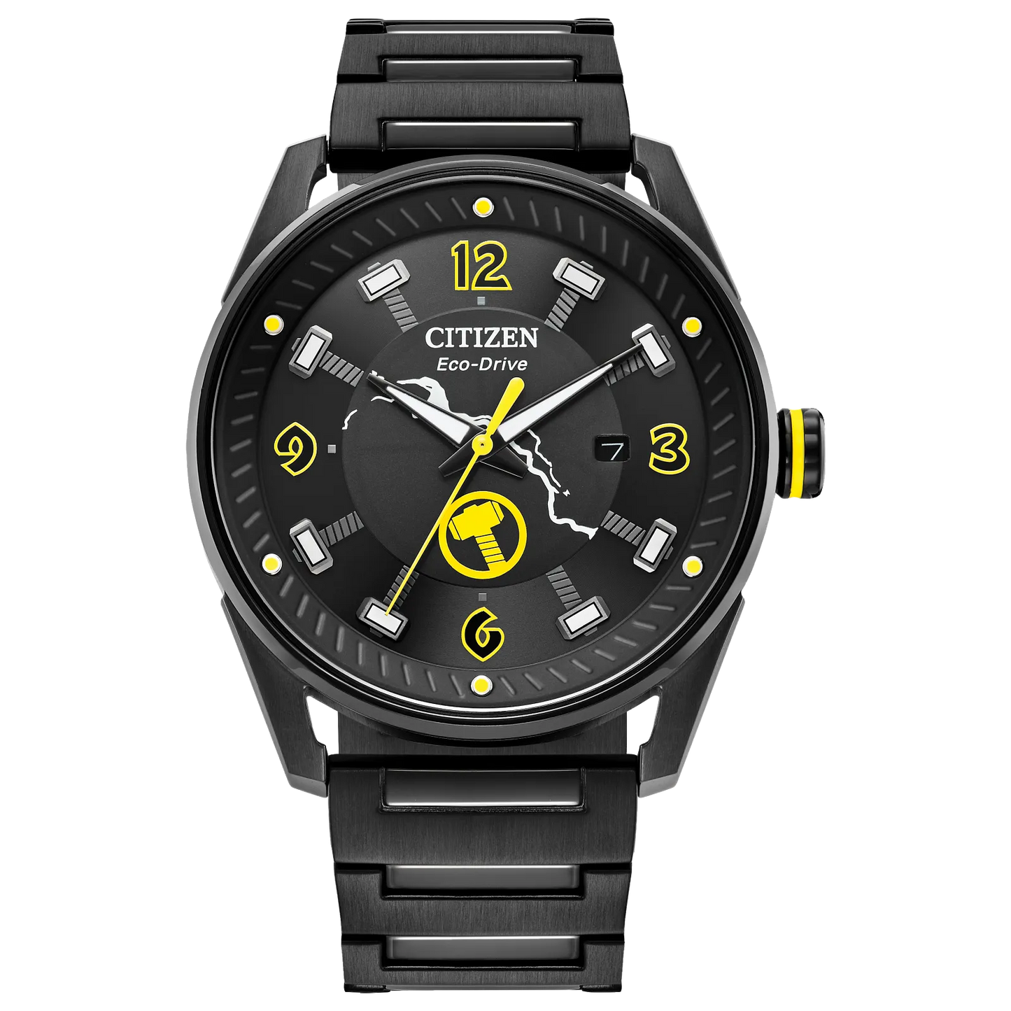 Citizen Thor Marvel Edition de caballero pulsera de metal Eco-drive – BM6987-50W