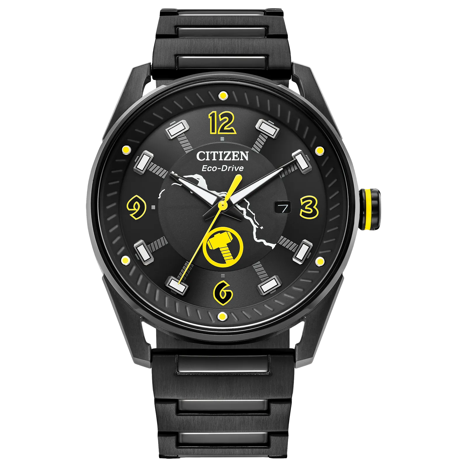 Citizen Thor Marvel Edition de caballero pulsera de metal Eco-drive – BM6987-50W