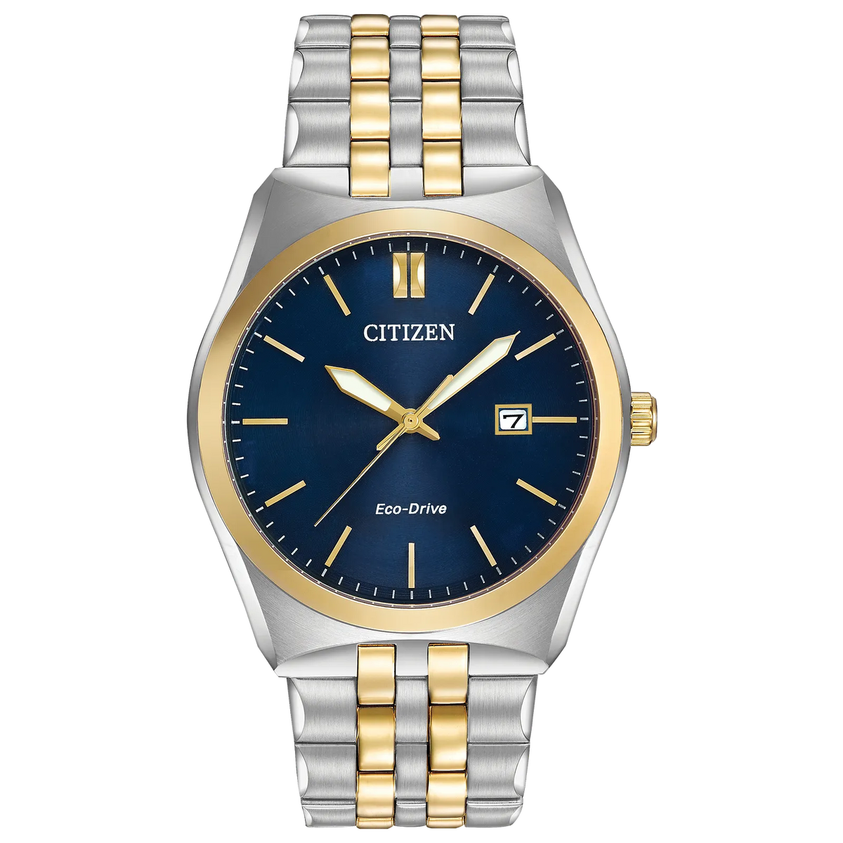 Citizen Corso de hombre pulsera de metal 40 mm Eco-drive – BM7334-58L