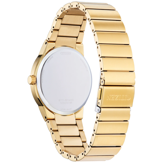 Citizen Axiom de hombre pulsera de metal Eco-Drive – BM7582-56E