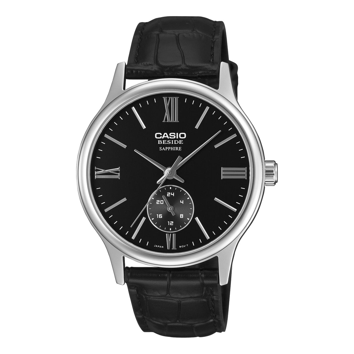 Casio de hombre correa de piel – BMS-100L-1AV