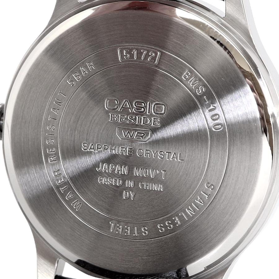 Casio de hombre correa de cuero – BMS-100L-5AV
