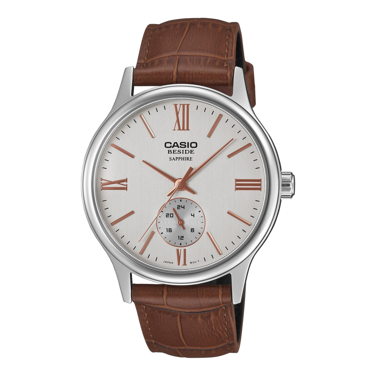 Casio de hombre correa de cuero – BMS-100L-5AV