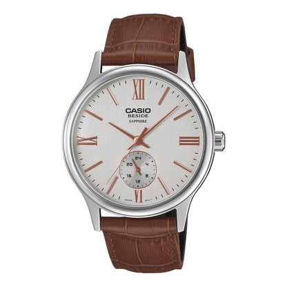 Casio de hombre correa de cuero – BMS-100L-5AV