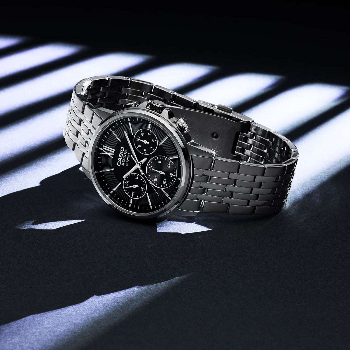 Casio de hombre correa de metal – BMS-300D-1AV