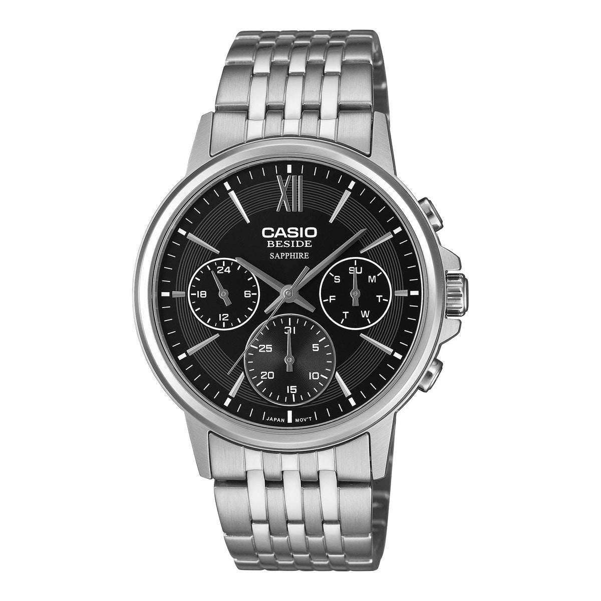 Casio de hombre correa de metal – BMS-300D-1AV