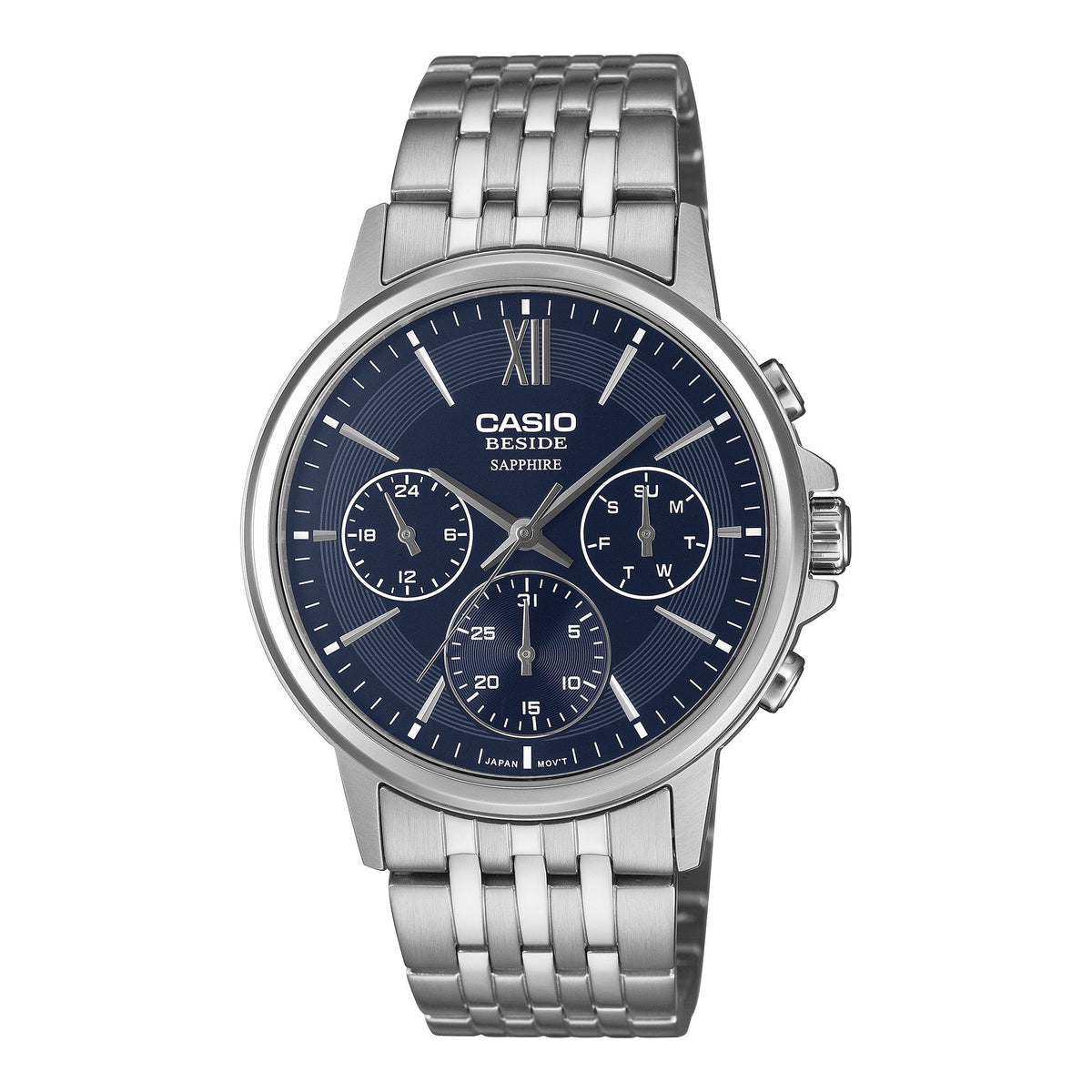 Casio de hombre correa de metal – BMS-300D-2AV