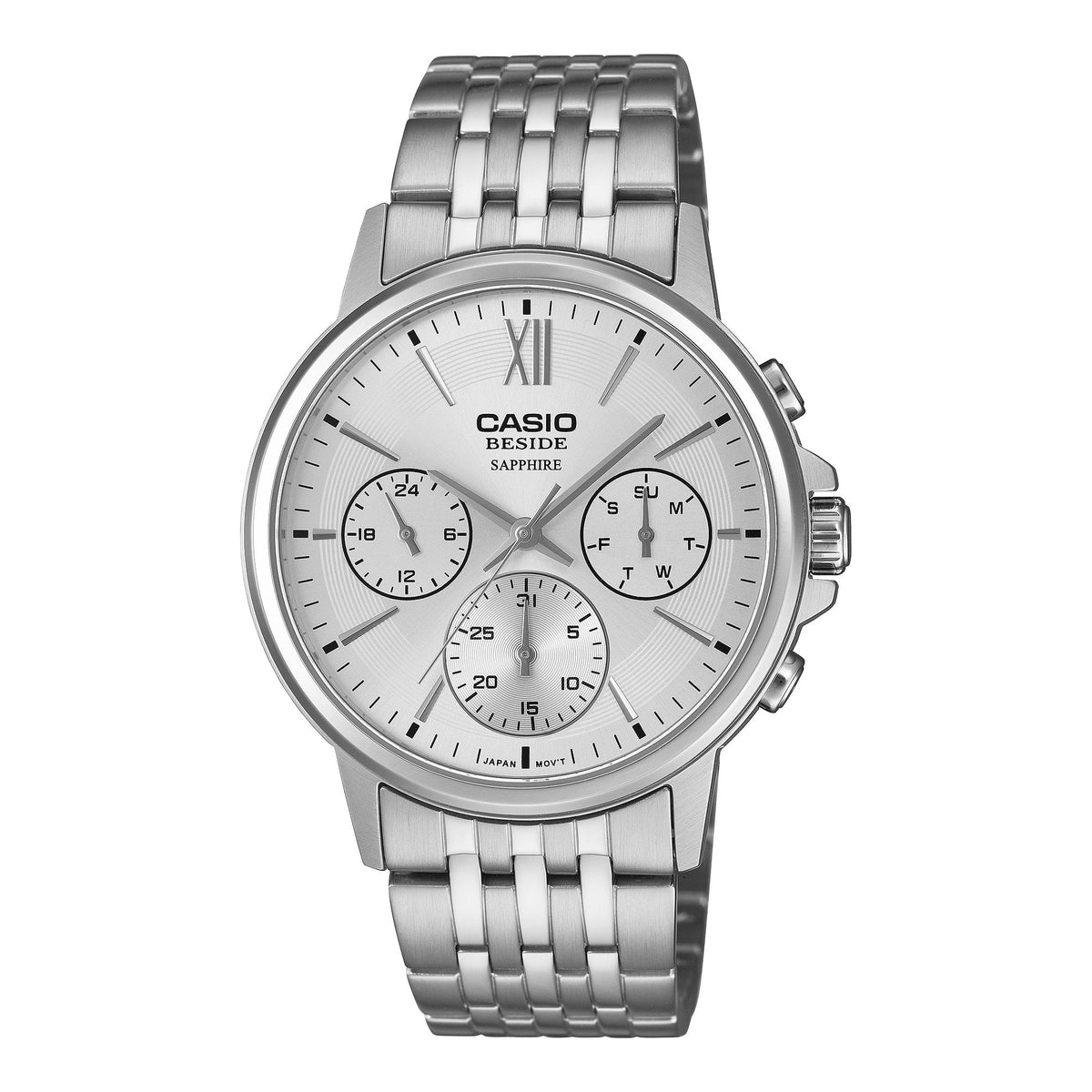 Casio de hombre correa de metal – BMS-300D-7AV