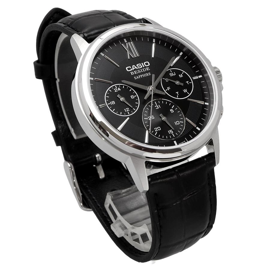 Casio de hombre correa de cuero – BMS-300L-1AV