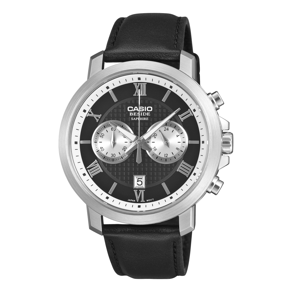 Casio de hombre banda de piel – BMS-500L-1A