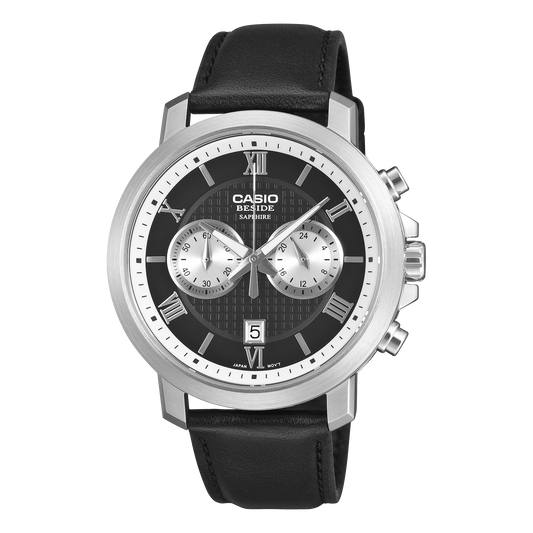 Casio de hombre banda de piel – BMS-500L-1A