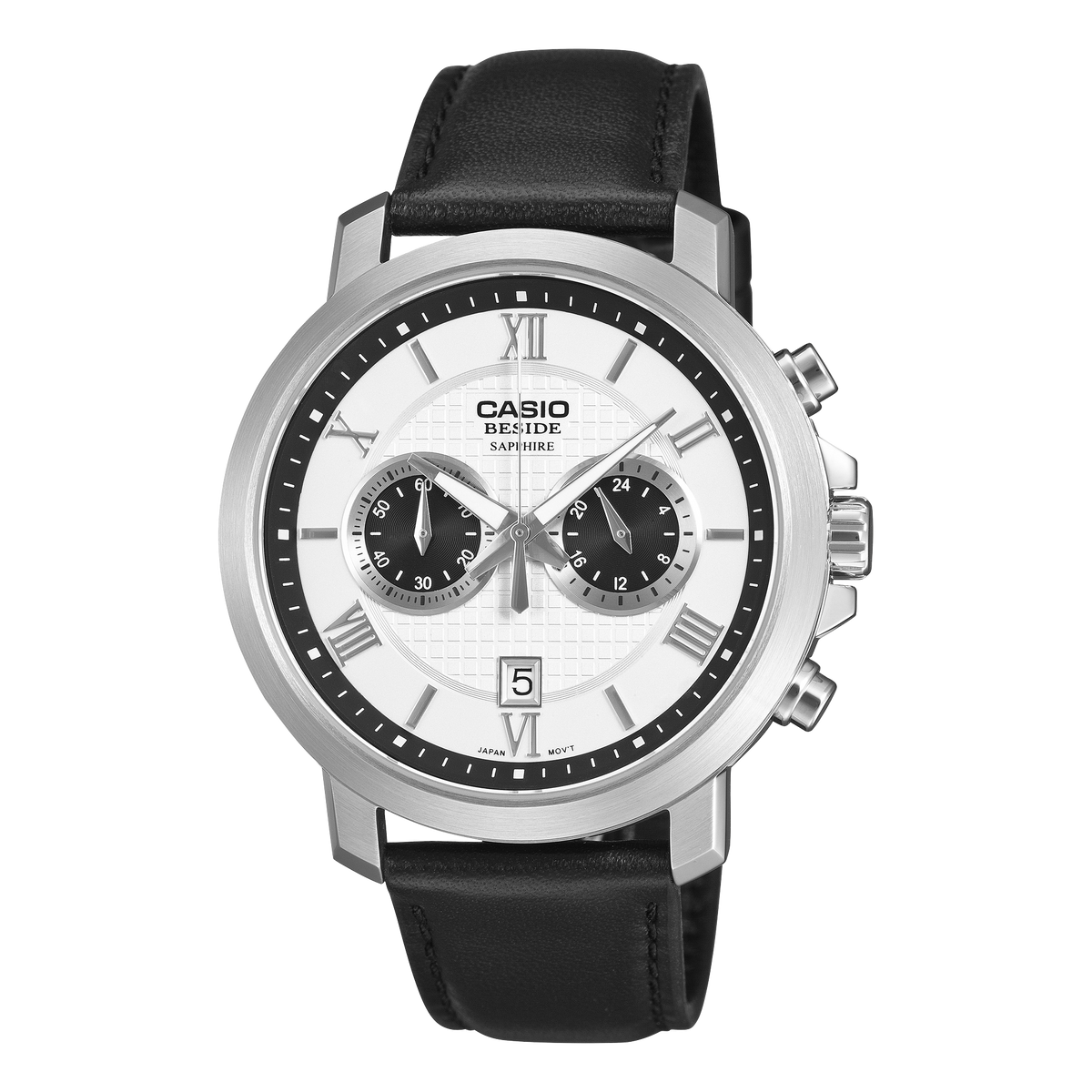 Casio de hombre correa de cuero – BMS-500L-7A