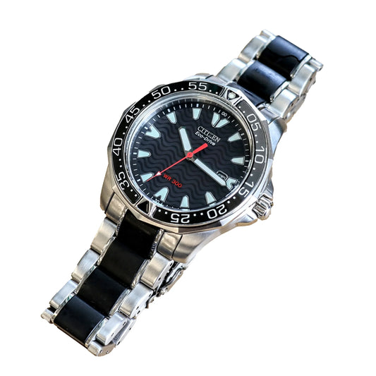 Citizen Eco-Drive de caballero banda de metal – BN0030-71E