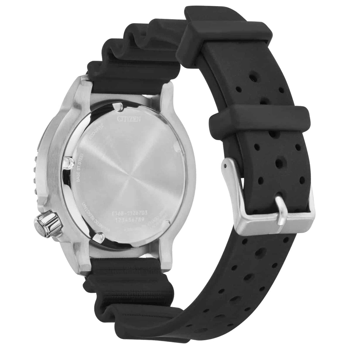Citizen Eco-drive para hombre pulsera de caucho – BN0150-28E