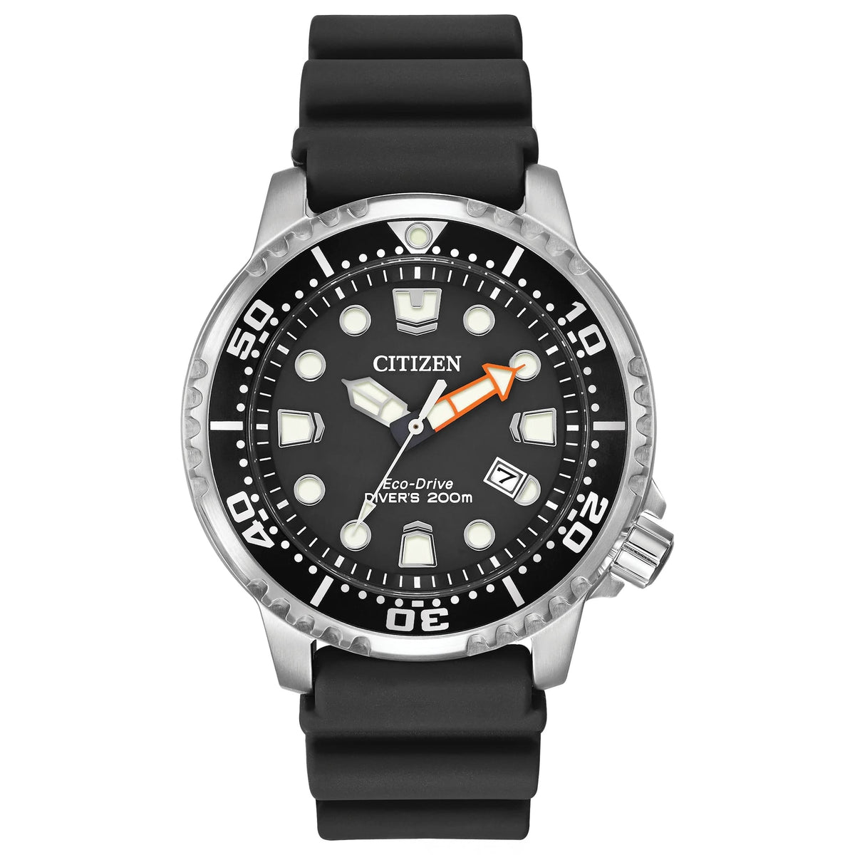 Citizen Eco-drive para hombre pulsera de caucho – BN0150-28E