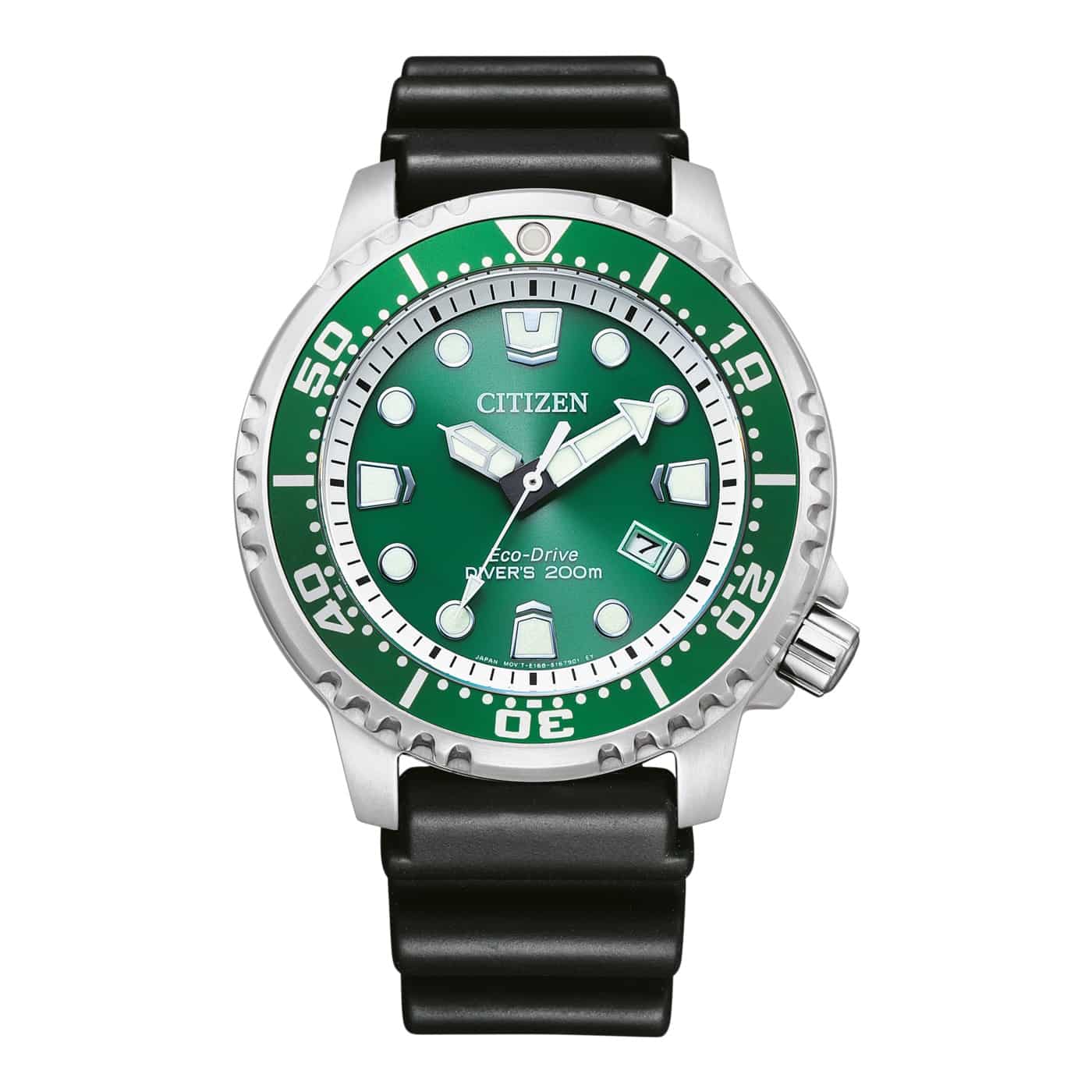 Citizen Eco-drive para hombre pulsera de caucho – BN0158-00X