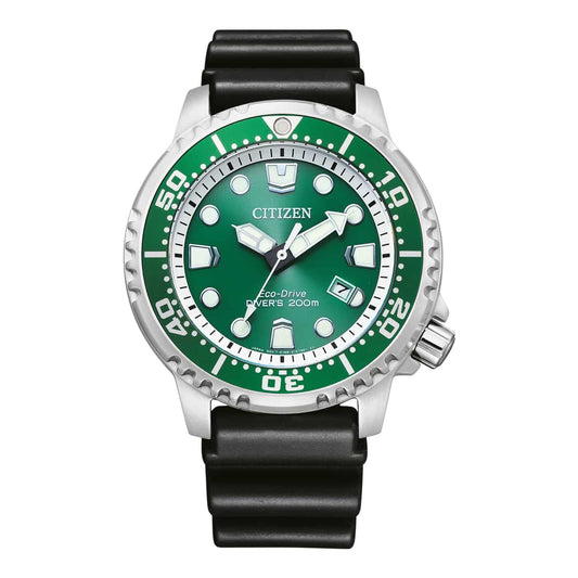 Citizen Eco-drive para hombre pulsera de caucho – BN0158-00X