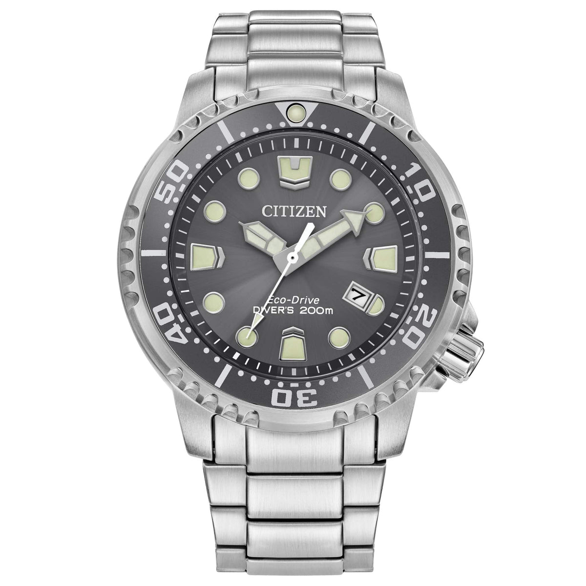 Citizen Eco-drive correa de acero para hombre – BN0167-50H