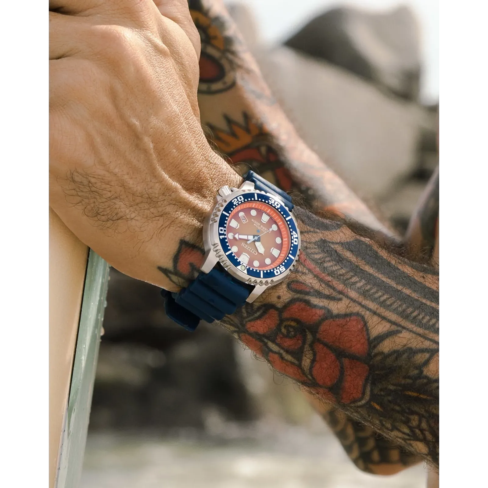 Citizen Promaster Dive Eco-drive Unisex banda de silicona 44 mm – BN0169-03X