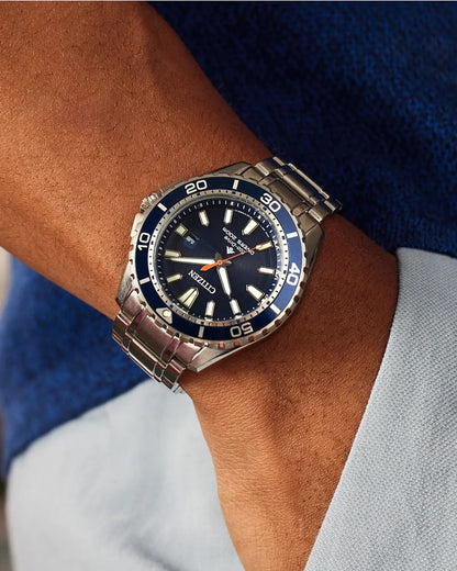 Citizen Promaster Dive de hombre correa de metal Eco-Drive – BN0191-55L