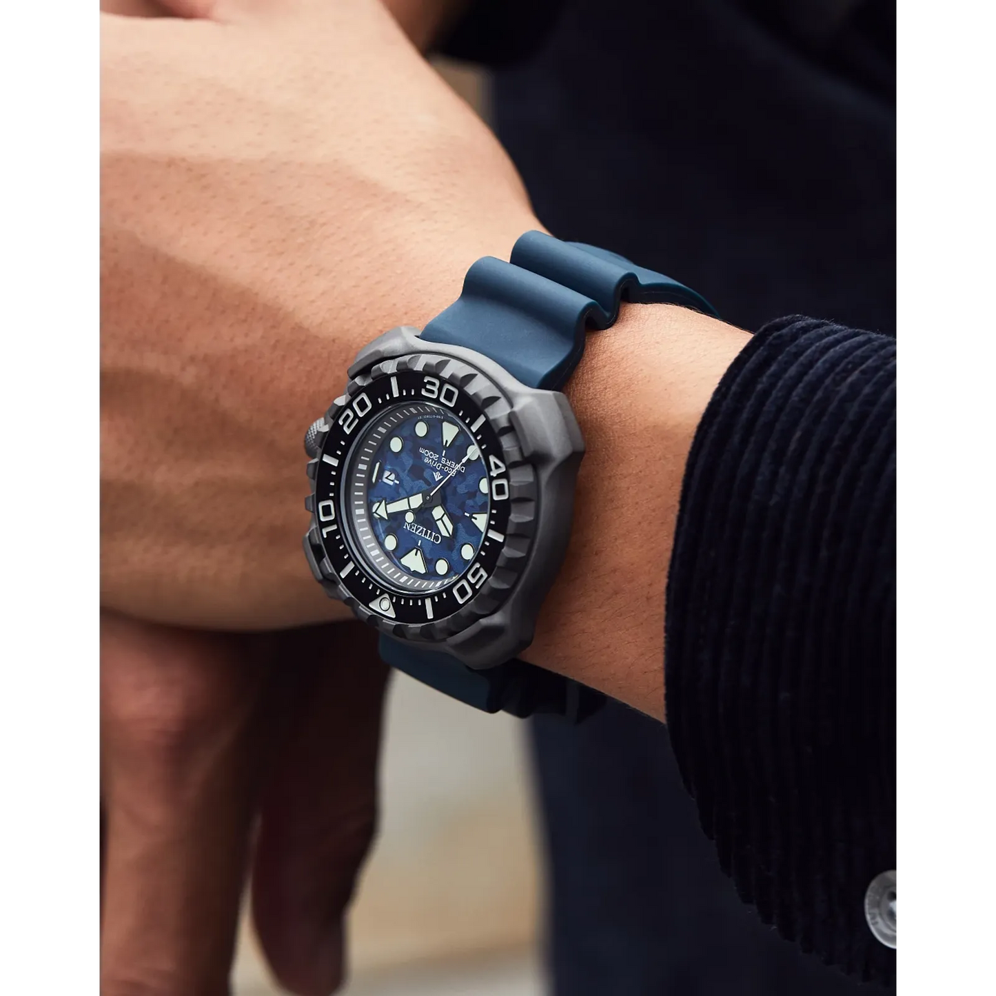 Citizen Promaster Eco-drive de caballero pulsera de resina – BN0227-09L