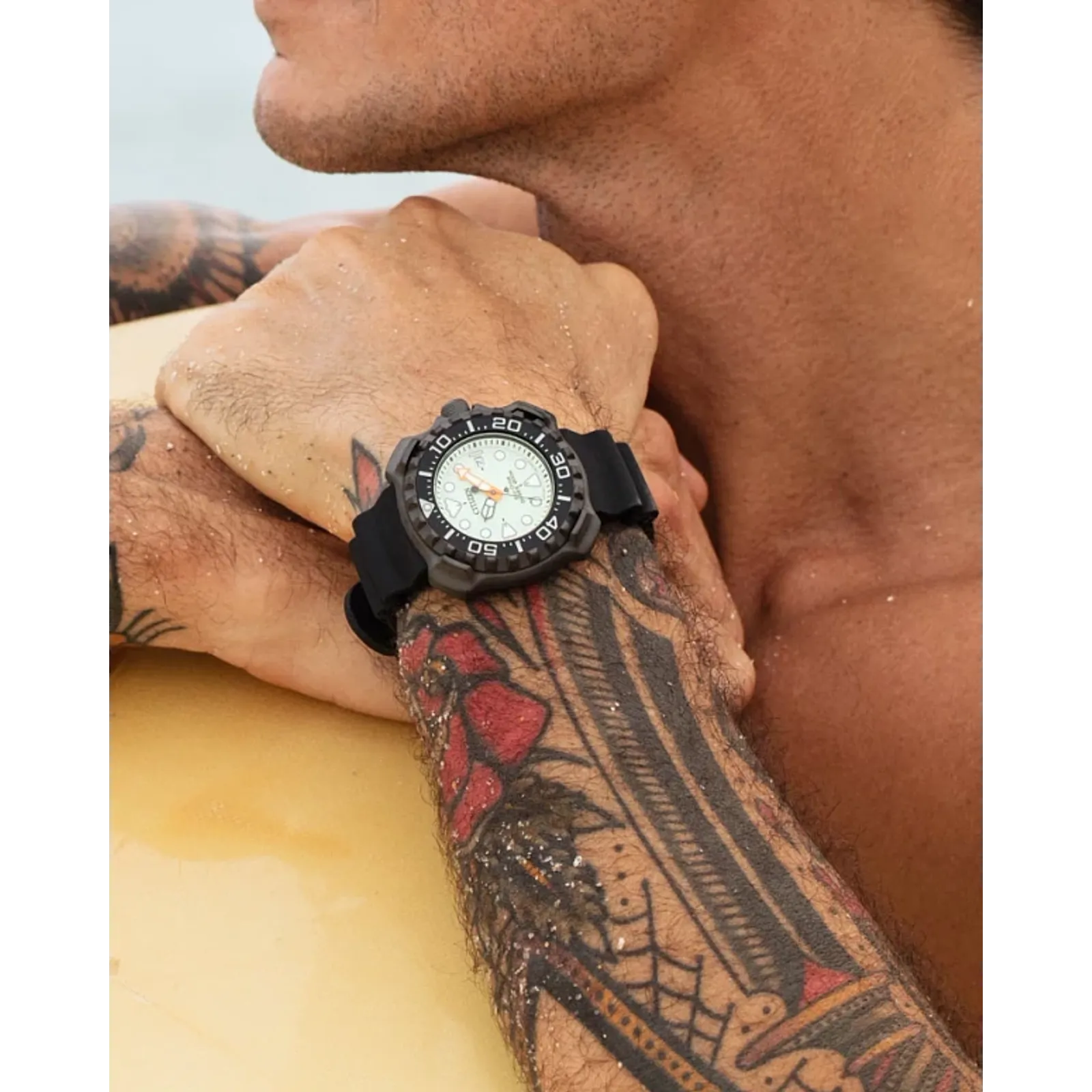 Citizen Promaster Dive de caballero pulsera de resina Eco-drive – BN0227-25X