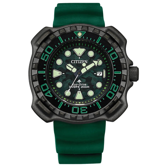 Citizen Promaster Eco-drive de caballero pulsera de caucho – BN0228-06W