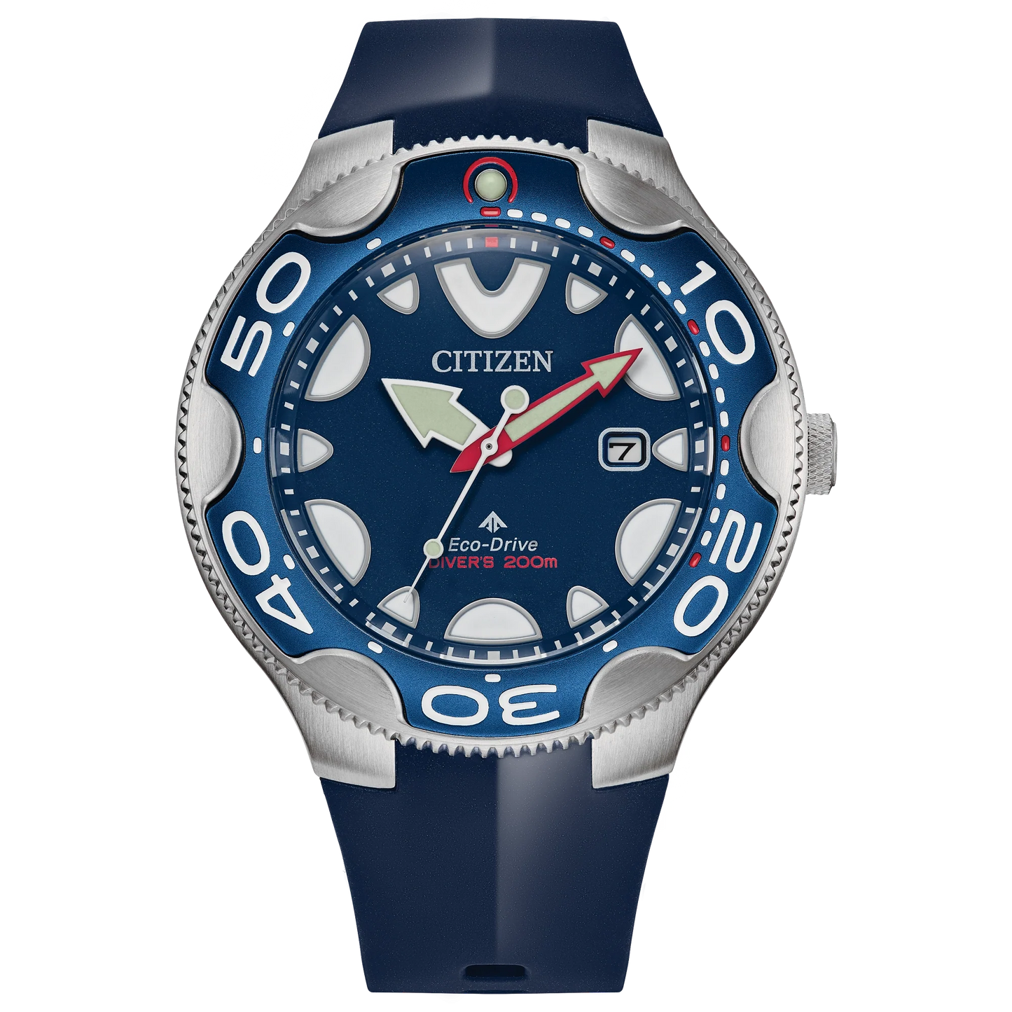 Citizen Eco-Drive Orca para hombre pulsera de caucho – BN0231-01L