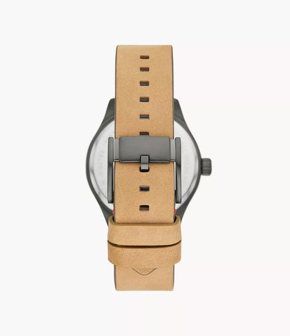 Fossil Easton de caballero banda de piel 42mm – BQ2792