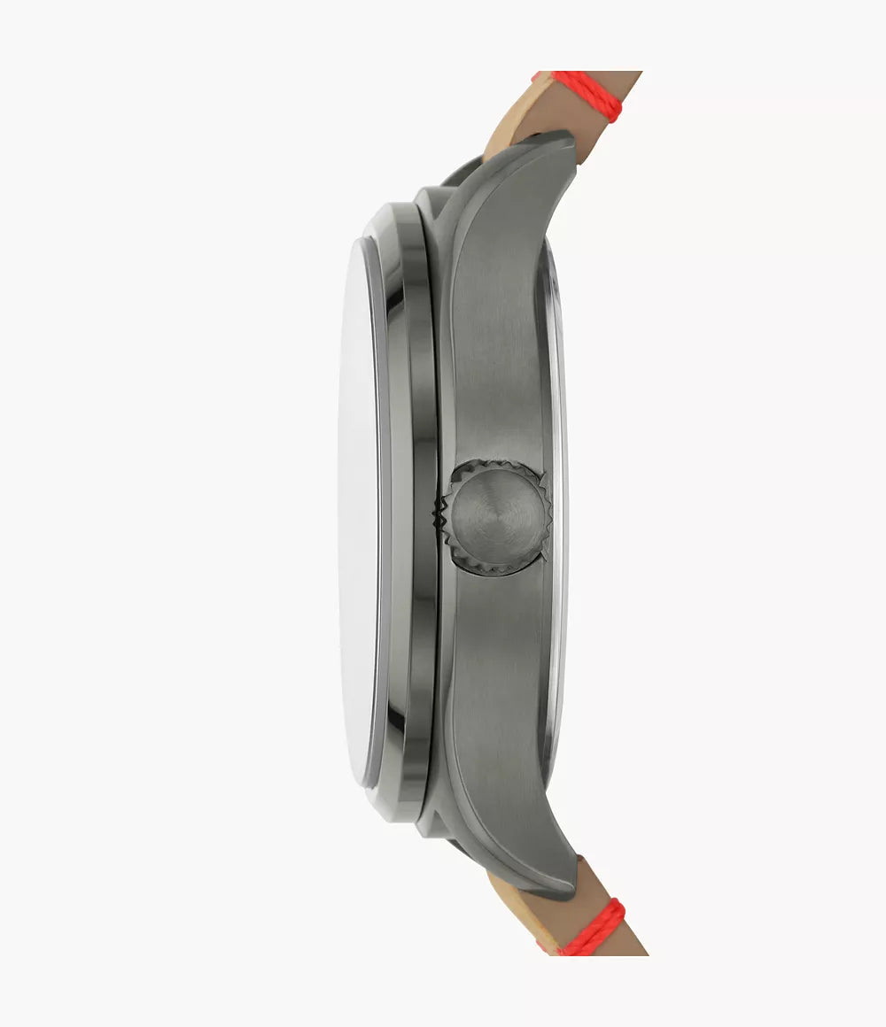 Fossil Easton de caballero banda de piel 42mm – BQ2792